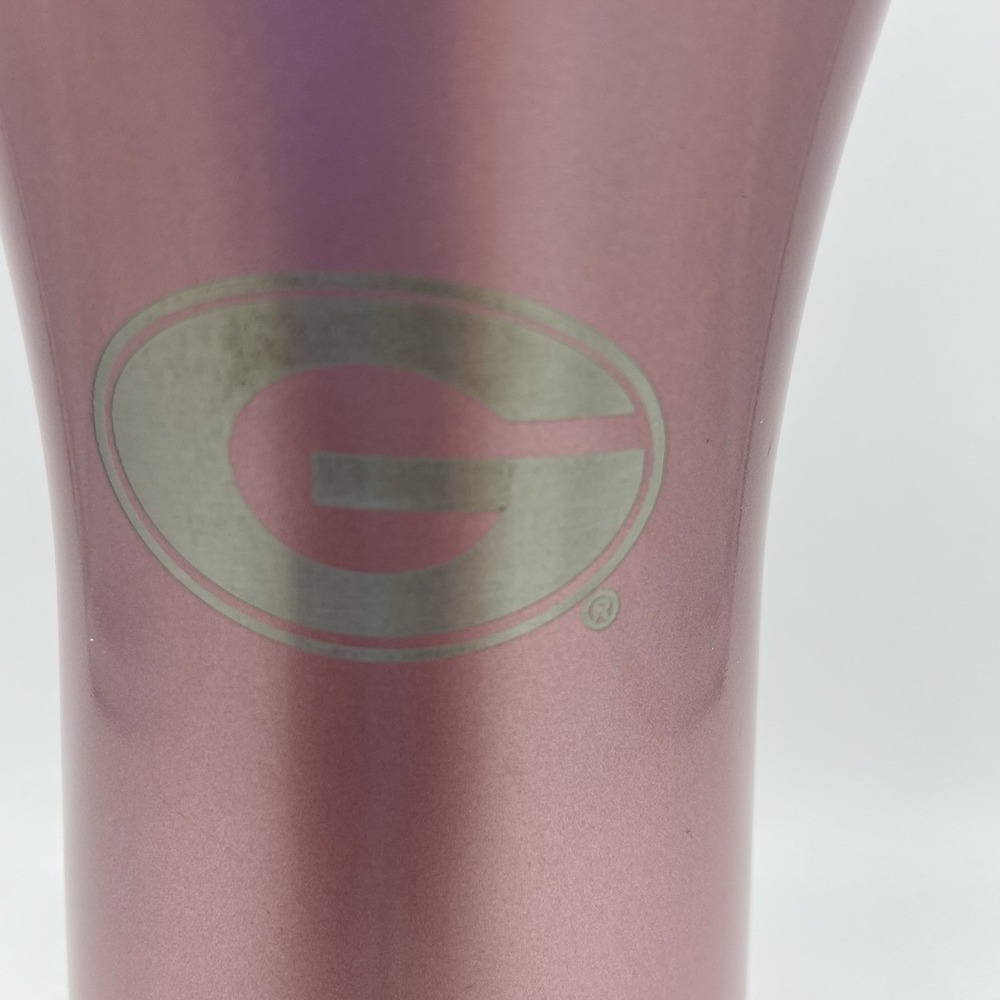 Georgia Bulldogs Water Bottle Insulated Pink Rose Gold Drink Football UGA - Picture 2 of 10